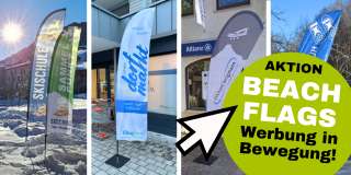 Beachflags: Werbung in Bewegung!