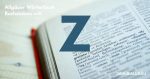 Allgäuer Wörterbuch Buchstaben mit: Z